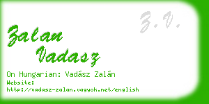 zalan vadasz business card